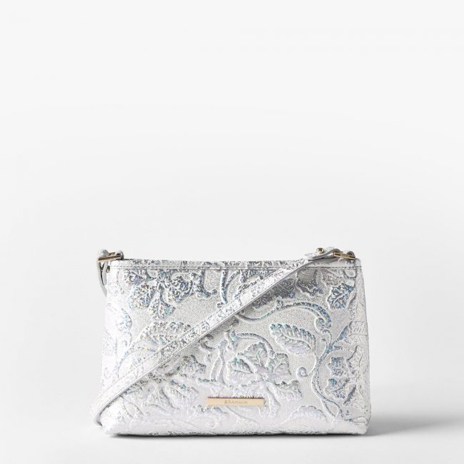 Brahmin Lorelei Leather Shoulder Bag - Chrome Estonia