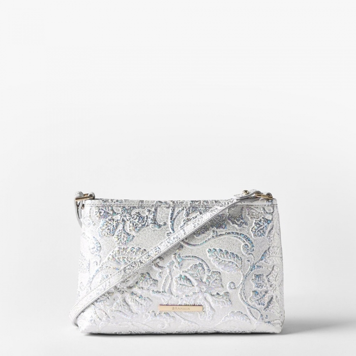 Brahmin Lorelei Leather Shoulder Bag - Chrome Estonia