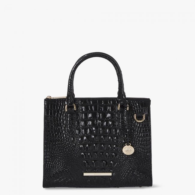 Brahmin Anywhere Convertible Satchel - Black