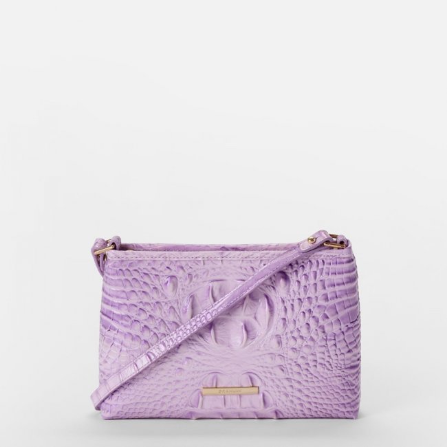 Brahmin Lorelei Leather Shoulder Bag - Gentle Lavender Melbourne