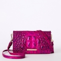 Brahmin Minuette Leather Crossbody - Voltage Violet