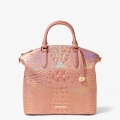 Brahmin Large Duxbury Leather Satchel - Rose Gold Melbourne