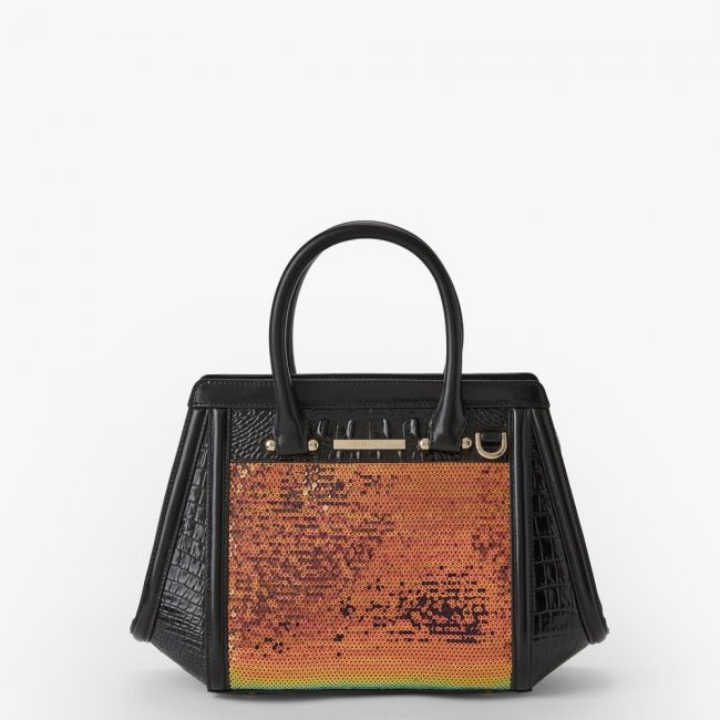 Brahmin Small Arden Leather Satchel - Multi Shimerda