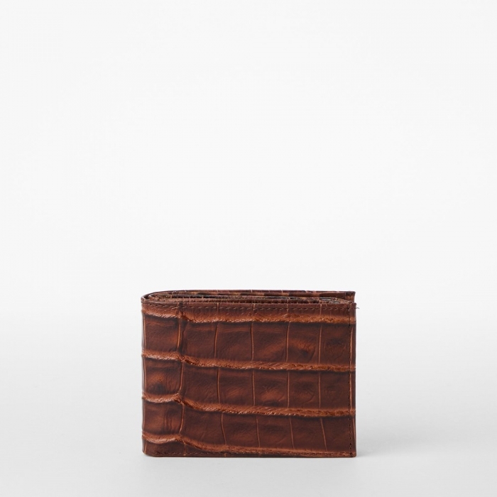 Brahmin Bifold Leather Wallet - Chestnut Baypoint