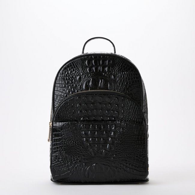 Brahmin Dartmouth Backpack - Black Leather Backpack