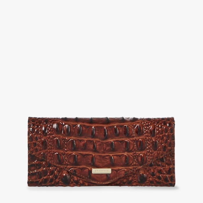 Brahmin Veronica Leather Wallet - Pecan Melbourne