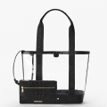 Brahmin Brooke Transparent Tote - Black Seagate
