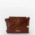 Brahmin Hillary Leather Crossbody - Chestnut Marana