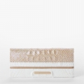 Brahmin Ady Leather Wallet - Sea Salt White Colada