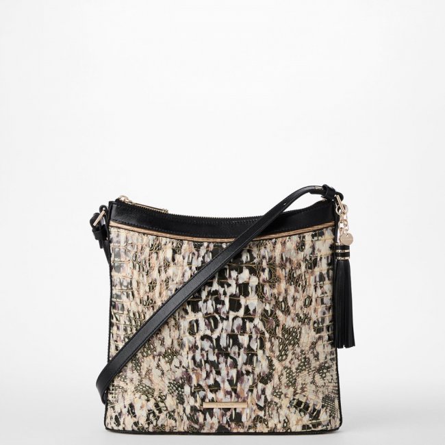 Brahmin Katie Leather Crossbody - Multi Pellham