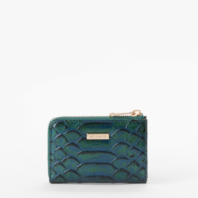 Brahmin Anita Leather Wallet - Evergreen Kalopsia