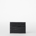 Brahmin Charlie Leather Card Case - Black Baypoint