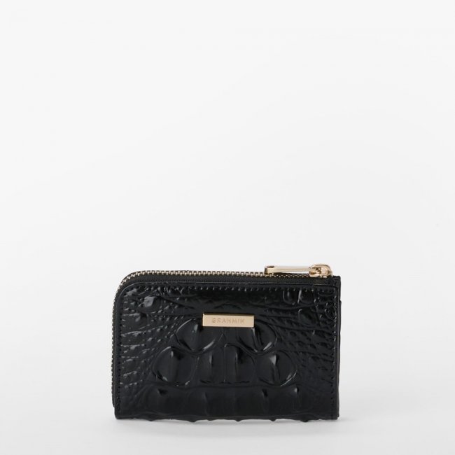 Brahmin Anita Leather Wallet - Black Melbourne
