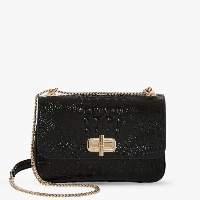 Brahmin Rosalie Leather Crossbody - Black Melbourne