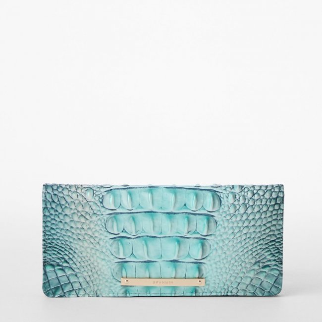 Brahmin Ady Leather Wallet - Spearmint Ombre Melbourne