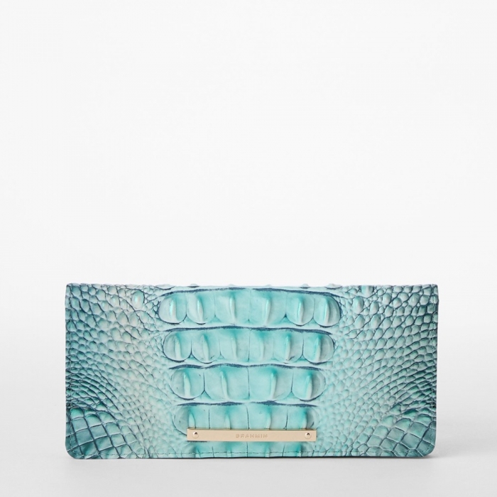 Brahmin Ady Leather Wallet - Spearmint Ombre Melbourne