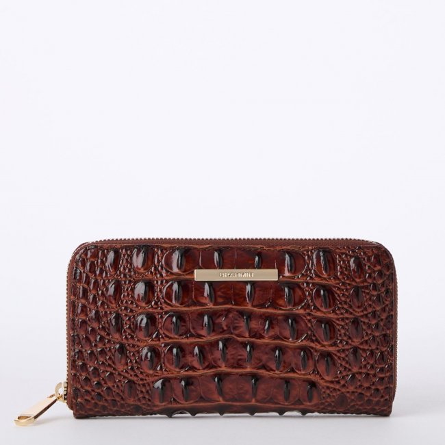 Brahmin Suri Leather Wallet - Pecan Melbourne