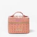 Brahmin Small Charmaine Leather Make-up Case - Rose Gold
