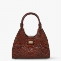 Brahmin Adrian Leather Satchel - Pecan Melbourne