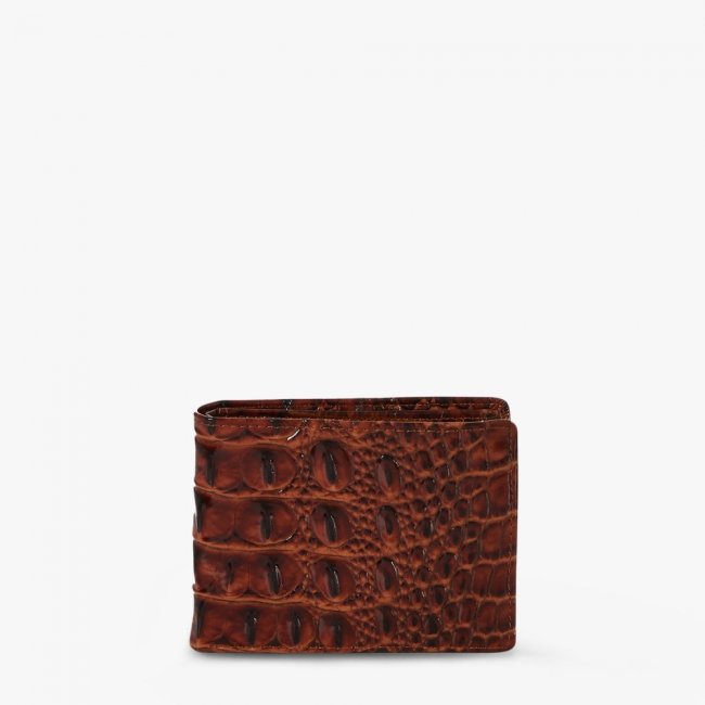 Brahmin Billfold Leather Wallet - Pecan Melbourne