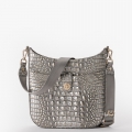 Brahmin Leia Leather Crossbody - Chrome Melbourne