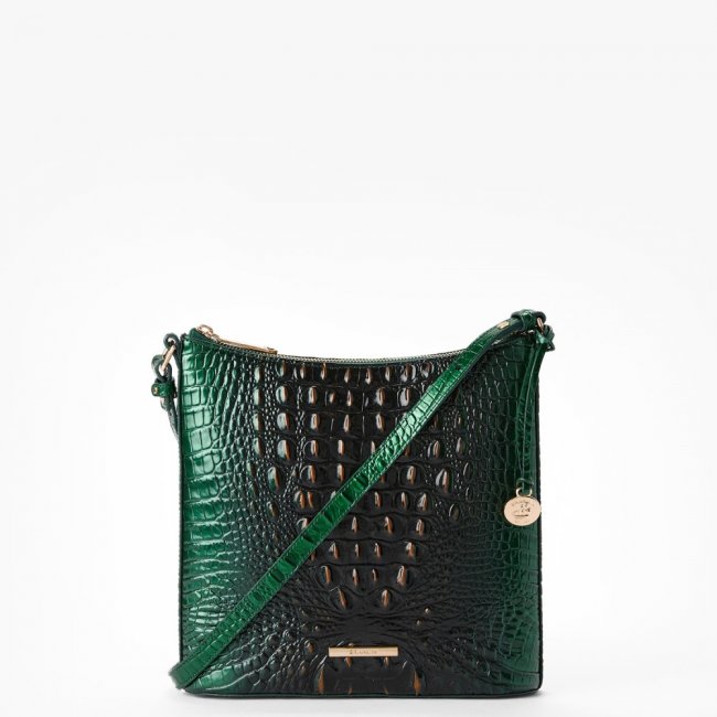 Brahmin Katie Leather Crossbody - Evergreen Ombre