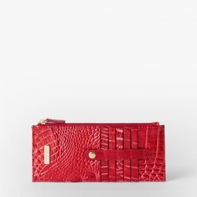 Brahmin Credit Card Leather Wallet - Embrace Ombre Melbourne