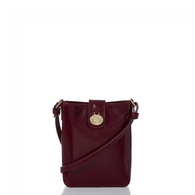 Brahmin Marley Leather Crossbody - Tart Topsail