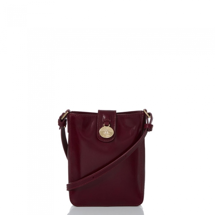 Brahmin Marley Leather Crossbody - Tart Topsail