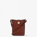 Brahmin Marley Leather Crossbody - Pecan Melbourne