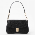 Brahmin Nerida Leather Shoulder Bag - Black Hematite
