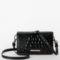 Brahmin Minuette Leather Crossbody - Black Melbourne