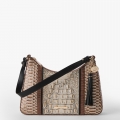 Brahmin Esme Leather Shoulder Bag - Timeless Taupe Skien