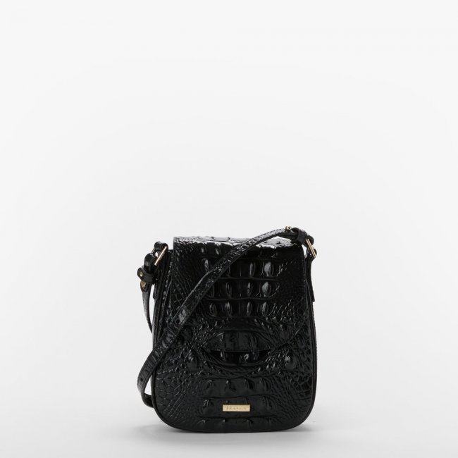 Brahmin Everlee Crossbody - Black Melbourne