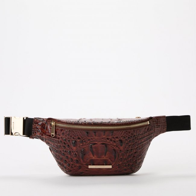 Brahmin Hollis Leather Belt Bag - Pecan Melbourne