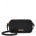 Brahmin Danica Leather Crossbody - Black Melbourne