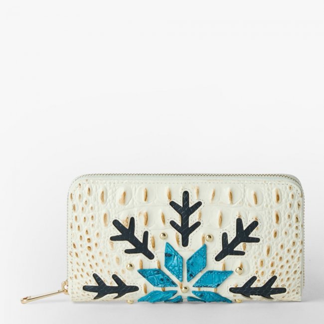 Brahmin Suri Leather Wallet - Snowball Snowdrift
