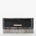 Brahmin Cordelia Leather Wallet - Chrome Azurine