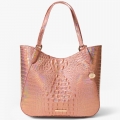 Brahmin Aliza Leather Tote - Rose Gold Melbourne