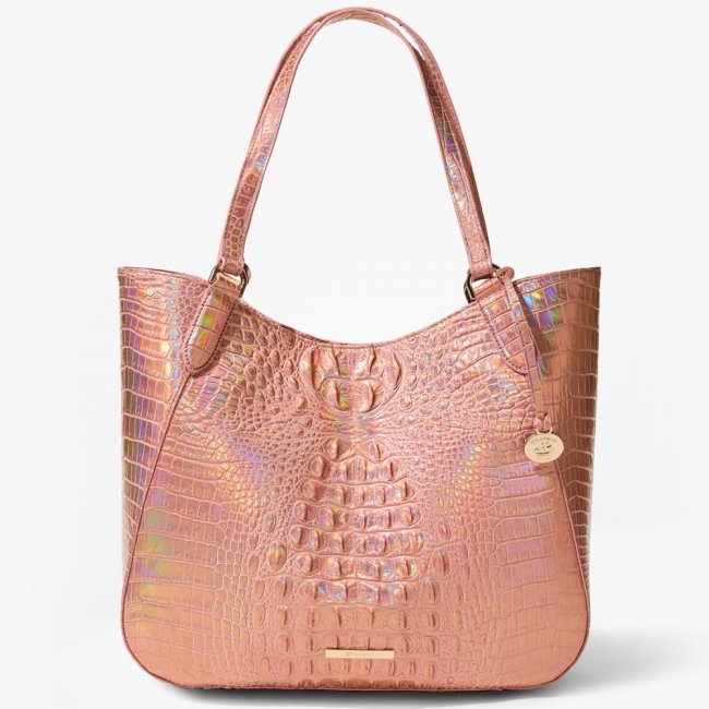 Brahmin Aliza Leather Tote - Rose Gold Melbourne