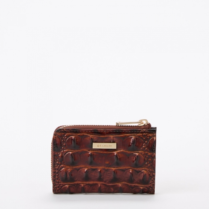 Brahmin Anita Leather Wallet - Pecan Melbourne