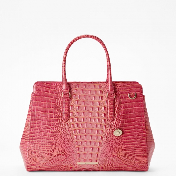 Brahmin Finley Carryall - Coral Snapdragon Melbourne