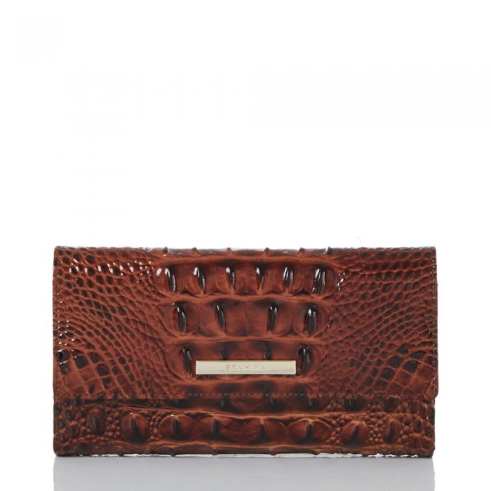 Brahmin Cordelia Leather Wallet - Pecan Melbourne