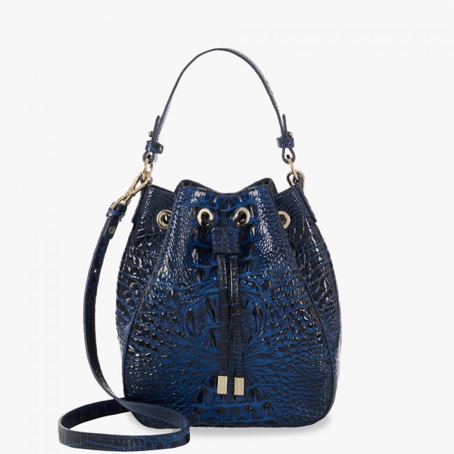 Brahmin Melinda Leather Bucket Bag - Anchor