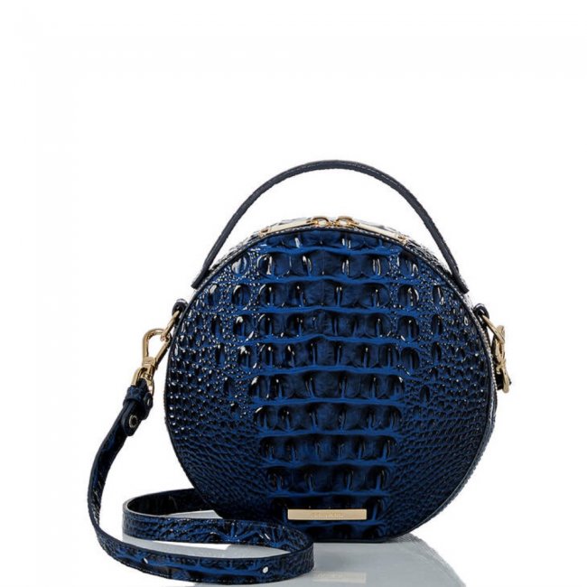 Brahmin Lane Leather Crossbody - Anchor
