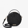 Brahmin Lane Leather Crossbody - Black