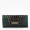 Brahmin Cordelia Leather Wallet - Evergreen Ombre