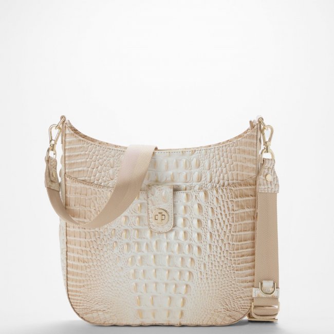 Brahmin Leia Leather Crossbody - Contour Melbourne
