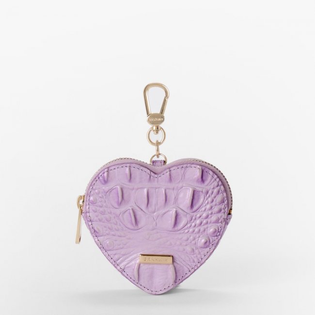 Brahmin Heart Pouch - Gentle Lavender Melbourne
