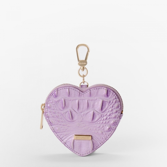 Brahmin Heart Pouch - Gentle Lavender Melbourne